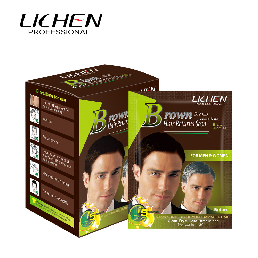 Lichen HAIR COLOR SHAMPOO (SACHET PACKAGING)