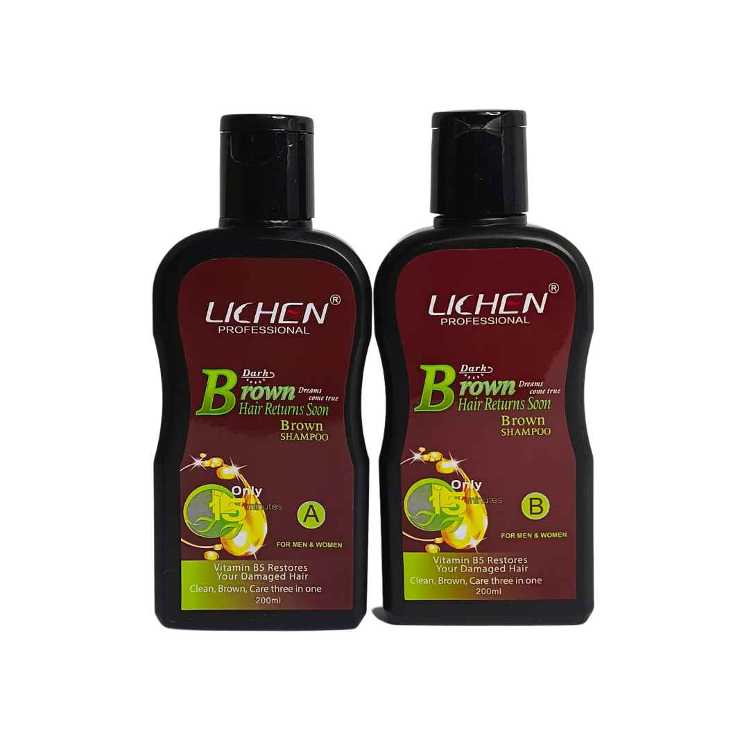 Lichen Hair Color Shampoo (2 Bottles)