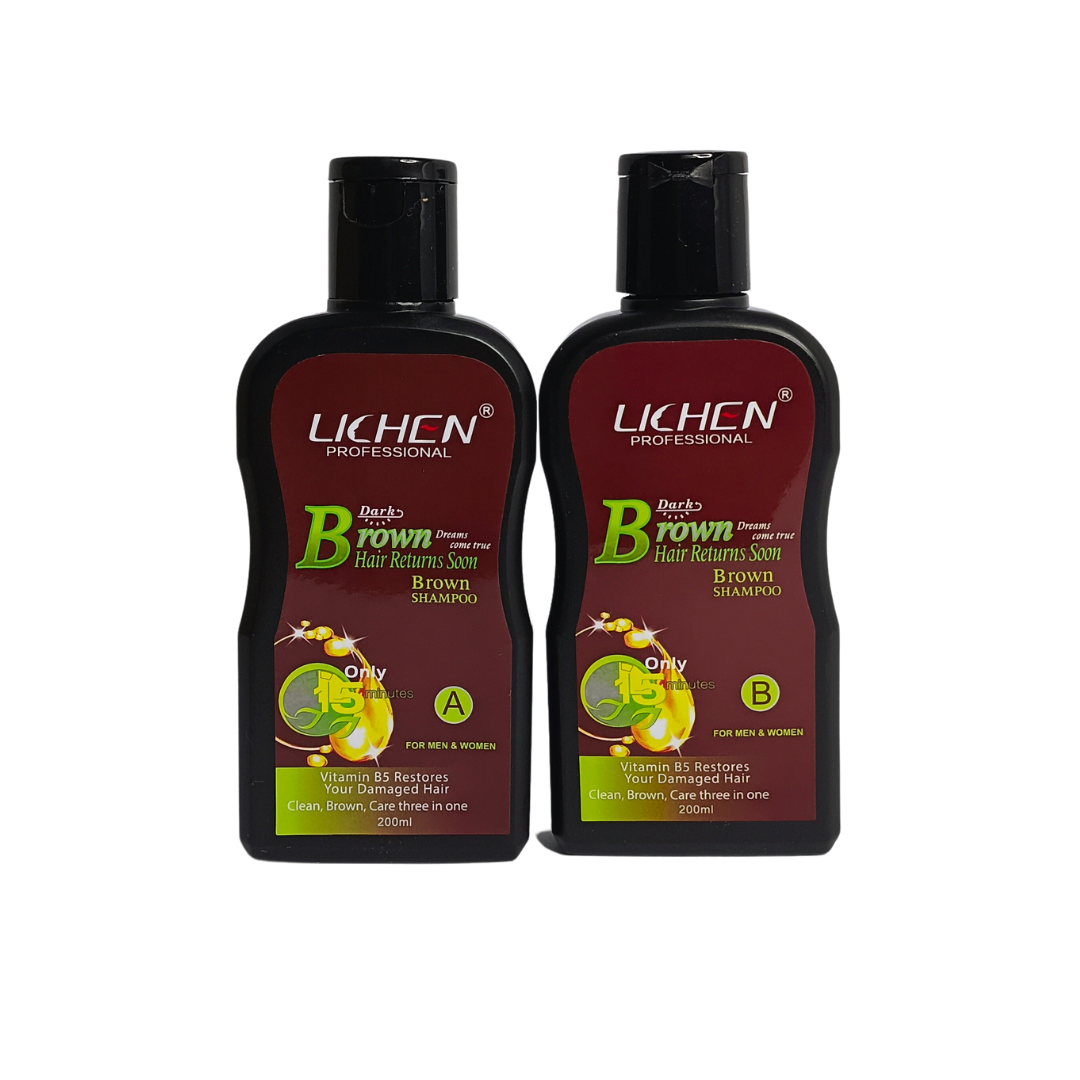 Lichen Hair Color Shampoo (2 Bottles)