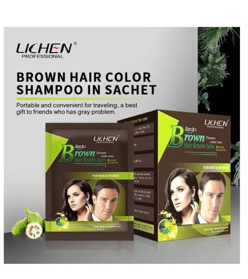 Lichen HAIR COLOR SHAMPOO (SACHET PACKAGING)